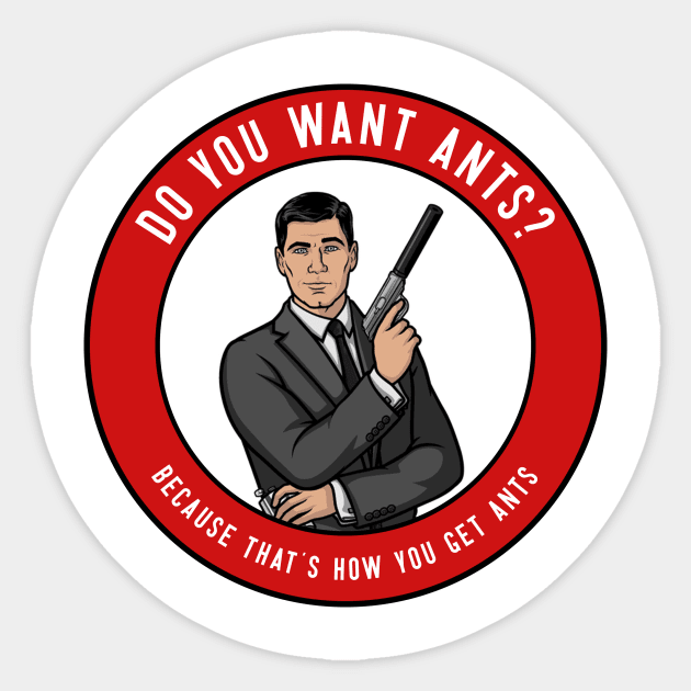 Archer Sticker by blackboxclothes